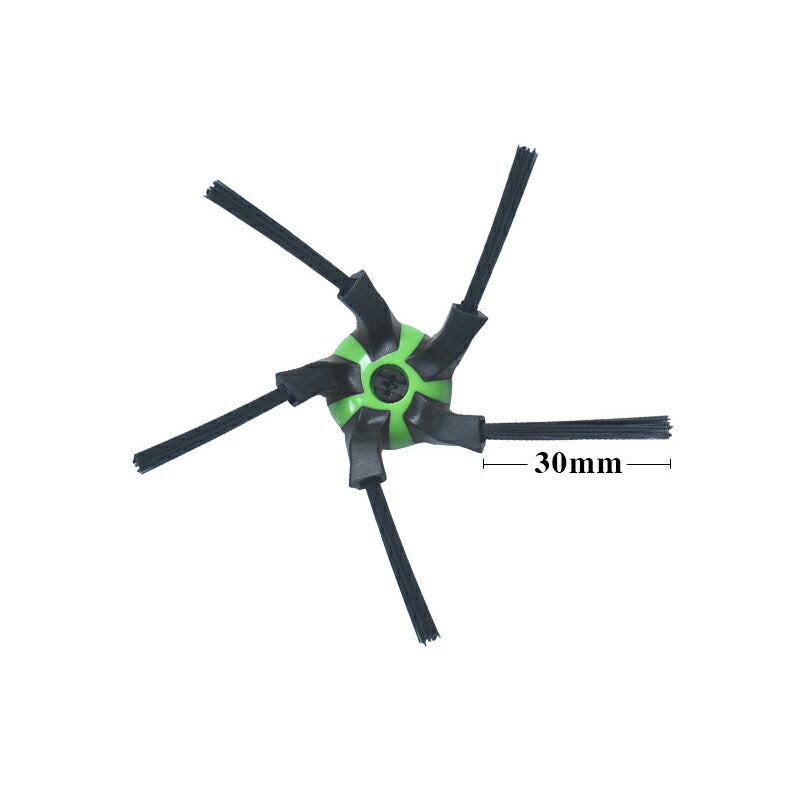 irobot S9 S9+用ブラシ 黒毛コーナーブラシ 緑プラスチック roomba S9 S9+ アイロボット ルンバS9シリーズ 対応互換品　ネジ付き