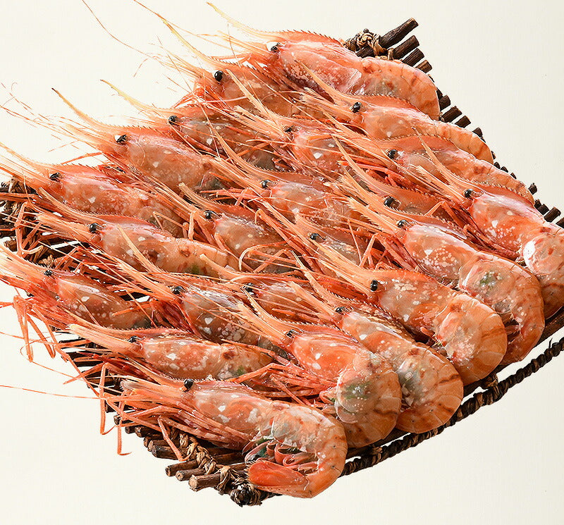 ボタンエビ 1kg（500g×2/約22〜24尾入り） ぼたんえび 牡丹海老 海老 食べ物 エビ えび 海鮮 ボタン海老 美味しい 大量 凍エビ 冷凍えび 贈答用 グルメ 贈り物 ［送料無料］ ギフト プレゼント