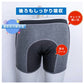 失禁パンツ ネイビー M 3枚セット 男 メンズ 尿漏れ パンツ 漏れない 介護 ボクサー トランクス 高齢者 シニア 大人 中失禁 重失禁 200cc 大容量 吸収 コットン 綿 通気性