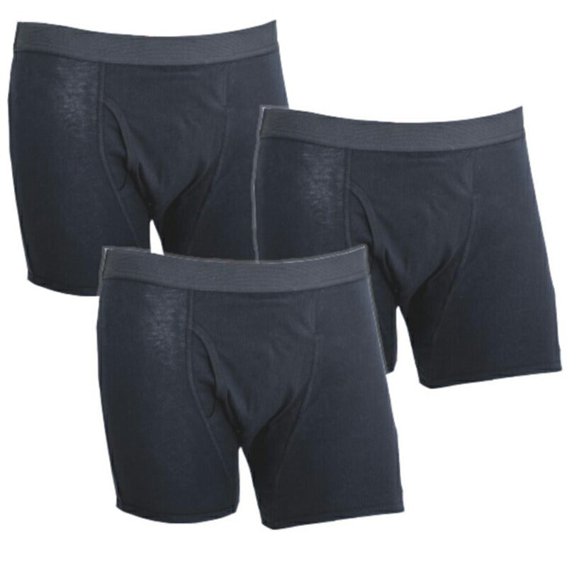失禁パンツ グレー 3XL 3枚セット 男 メンズ 尿漏れ パンツ 漏れない 介護 ボクサー トランクス 高齢者 シニア 大人 中失禁 重失禁 200cc 大容量 吸収 コットン 綿 通気性