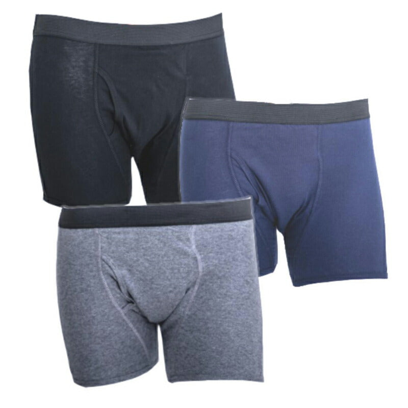 失禁パンツ 黒 XL 3枚セット 男 メンズ 尿漏れ パンツ 漏れない 介護 ボクサー トランクス 高齢者 シニア 大人 中失禁 重失禁 200cc 大容量 吸収 コットン 綿 通気性