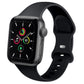 apple グレー 42-45mm watch用 ベルト シリコン 1本 アップル ウォッチ バンド 女性 男性 防水 伸縮 ループ スポーツ ビジネス 学生 iWatch series7 6 5 4 3 2 1 SE対応