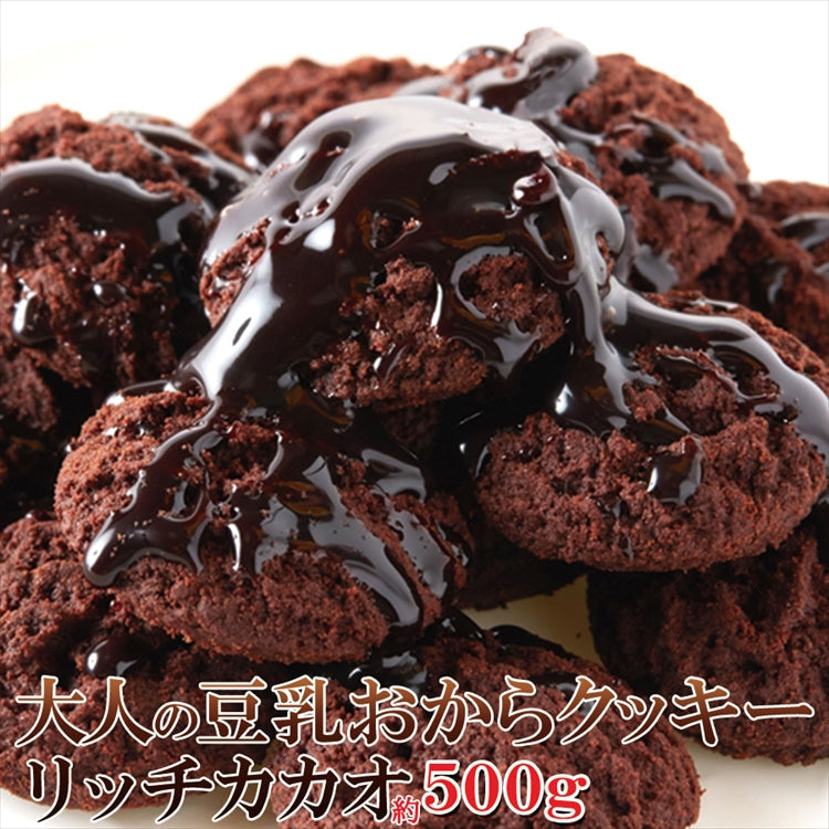大人の 豆乳おからクッキー リッチカカオ 500g