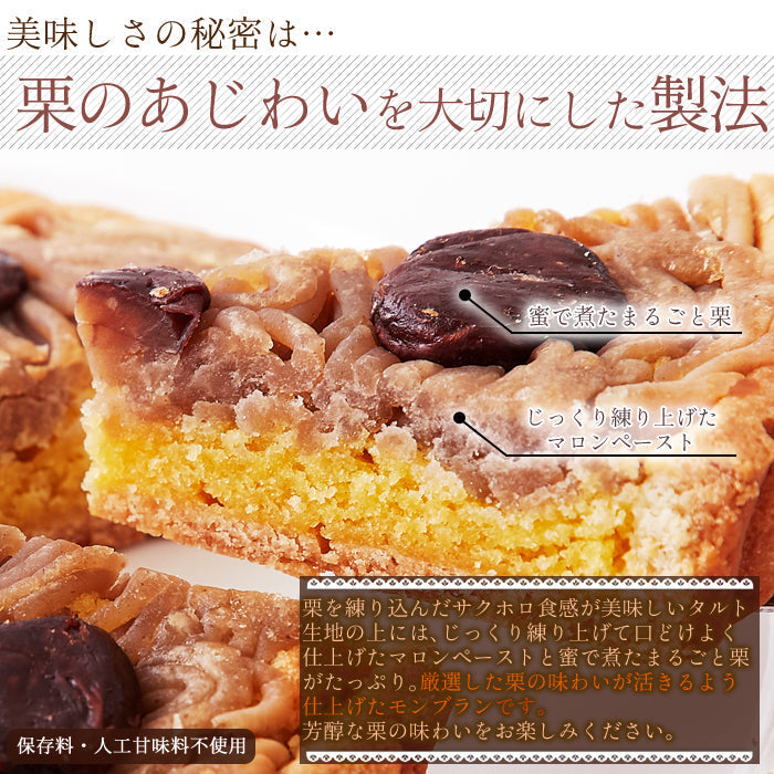 モンブラン タルト 5号 モンブランタルト蜜で煮込んだ栗がたっぷり!ネコポス