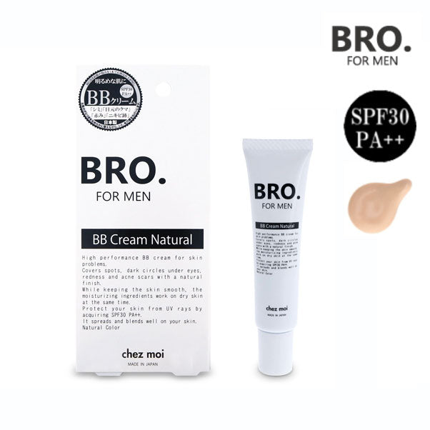 メンズ 男性用 BBクリーム 下地 ナチュラル カバー シミ 毛穴 保湿ケア / BRO.FOR MEN BB Cream ナチュラル