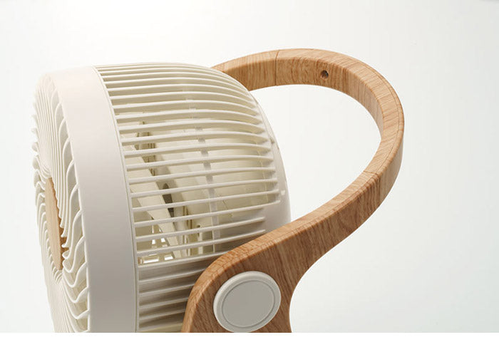 (グレージュ)WOOD STYLE 節電センサー付DCサーキュレーター CF-T2314 アイボリー グレー グレージュ 空気循環 扇風機 木目 おしゃれ デザイン かわいい インテリア 家電 シンプル スリーアップ THREEUP【送料無料】