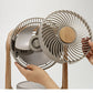 (グレー)WOOD STYLE 節電センサー付DCサーキュレーター CF-T2314 アイボリー グレー グレージュ 空気循環 扇風機 木目 おしゃれ デザイン かわいい インテリア 家電 シンプル スリーアップ THREEUP【送料無料】