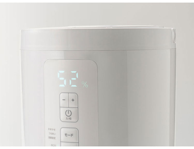 (ブラック)スチーム加湿器 スチームポット 3L 上部給水 スチーム式 最大600ml/h フッ素加工タンク 湿度設定 LEDディスプレイ 多機能 チャイルドロック スリーアップ THREEUP ST-T2370