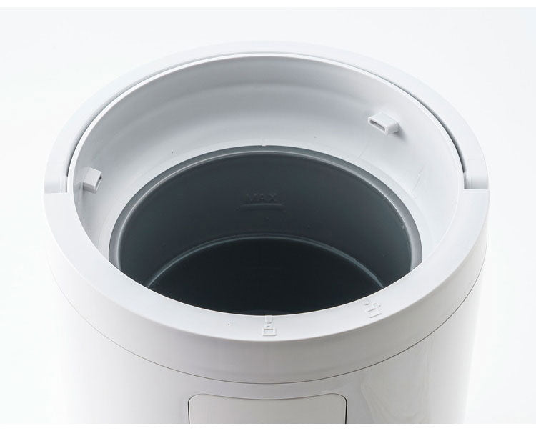 (ホワイト)スチーム加湿器 スチームポット 3L 上部給水 スチーム式 最大600ml/h フッ素加工タンク 湿度設定 LEDディスプレイ 多機能 チャイルドロック スリーアップ THREEUP ST-T2370