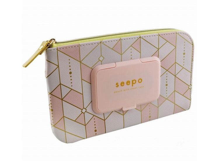シーポ seepo mask 幾何学 S2290464 ウェットティシュ ケース ポーチ 小物入れ【送料無料】