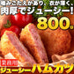 北海道製造！肉汁たっぷり ハムカツ 10枚800g