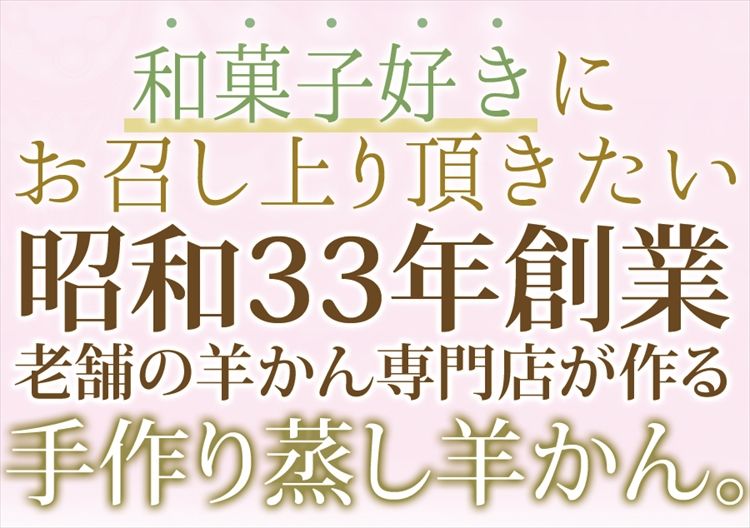 4種類×2本セット 羊かん4種食べセット(小豆・お芋・栗・抹茶栗)