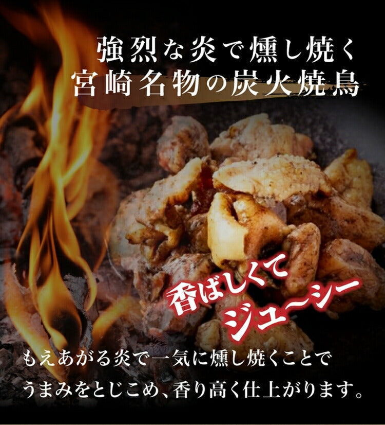ゆず胡椒味 100g×10個 鶏 鶏の炭火焼き
