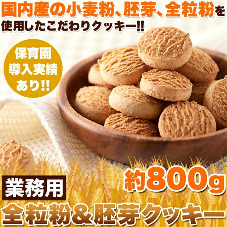 全粒粉 ＆ 胚芽 クッキー 800g【業務用】