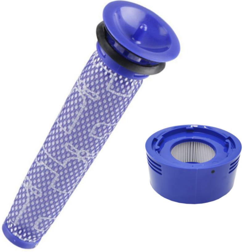 Dyson V8フィルター 2個セット V8 V7 シリーズ専用 ポストモーターとプレモーターフィルター ダイソン 互換品 お得