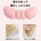 靴擦れ防止 ベージュ パッド 1足分 天使の翼形 靴ズレ グッズ 踵クッション かかとガード 靴のサイズ調整 痛くない ヒール スニーカー 靴に貼り付けだけ