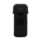 Insta360 ブラック ONE X2 専用シリコンケース レンズカーバー付 柔らかい 耐衝撃 そのまま充電 本体と液晶スクリーン保護 カメラ持ち運び便利 収納ケース