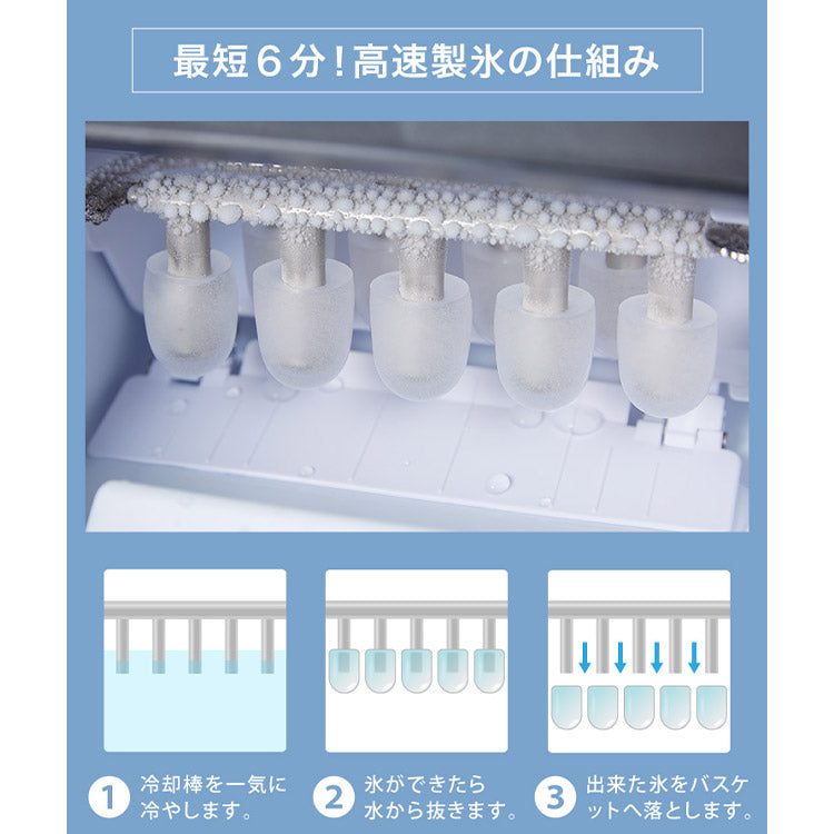 simplus シンプラス 製氷機 SP-CED01 製氷機 家庭用 高速 レジャー アウトドア バーベキュー 釣り レジャー アイスメーカー 氷【送料無料】