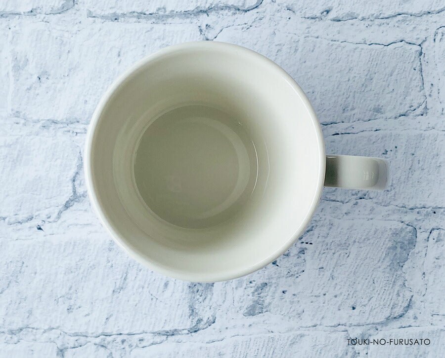 Lotta-ロッタ- マグ ブルー Φ 90 × 122 × 80H　250cc  花 flower フラワー 電子レンジOK 食洗機OK MUG コーヒーマグ コーヒーカップ マグカップ  食器 SNS映え インスタ映え  国産 美濃焼 日本製 おしゃれ   陶器のふる里  trysケ