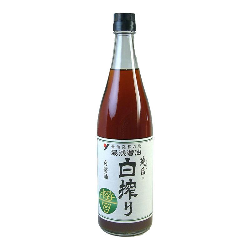 湯浅醤油 蔵匠 白搾り 720ｍｌだし無 白しょうゆ 【だしは入っていないのにこの旨味とコク】