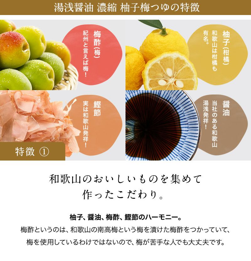 湯浅醤油 柚子梅つゆ 200ml 濃縮 2本セット送料込み めんつゆはるかに超えた万能つゆ