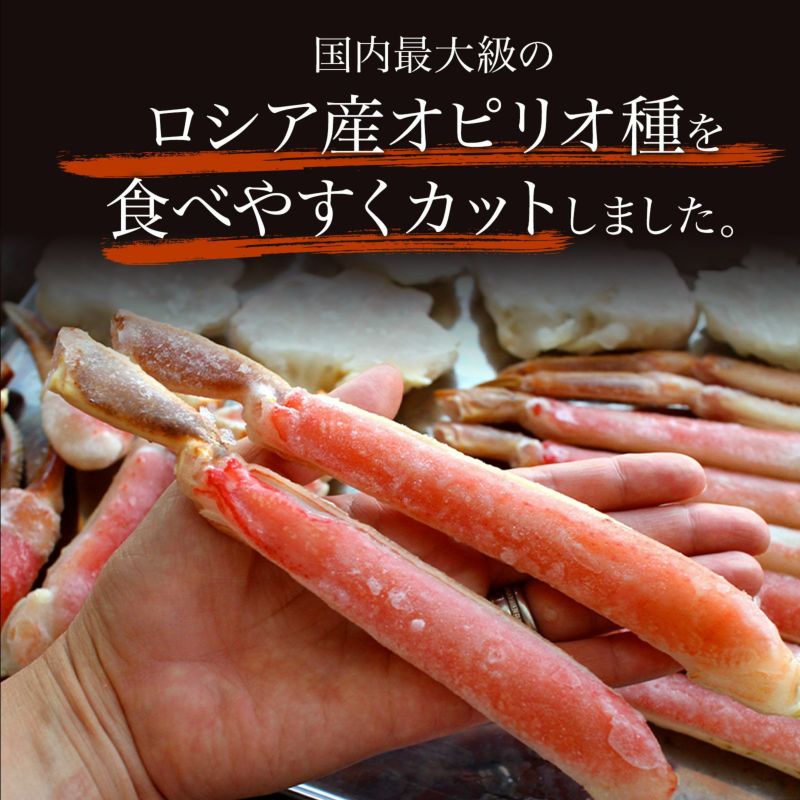 800ｇ（2～3人前）極上【特大】生ズワイガニ 5Lサイズ