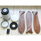 【限定クーポンで5%OFF！】Modern Collection LED シーリングファン REAL wood blades 昼白色 リモコン付き JE-CF004M  WH（ホワイト）
