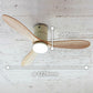 【限定クーポンで5%OFF！】Modern Collection LED シーリングファン REAL wood blades 昼白色 リモコン付き JE-CF004M  WH（ホワイト）