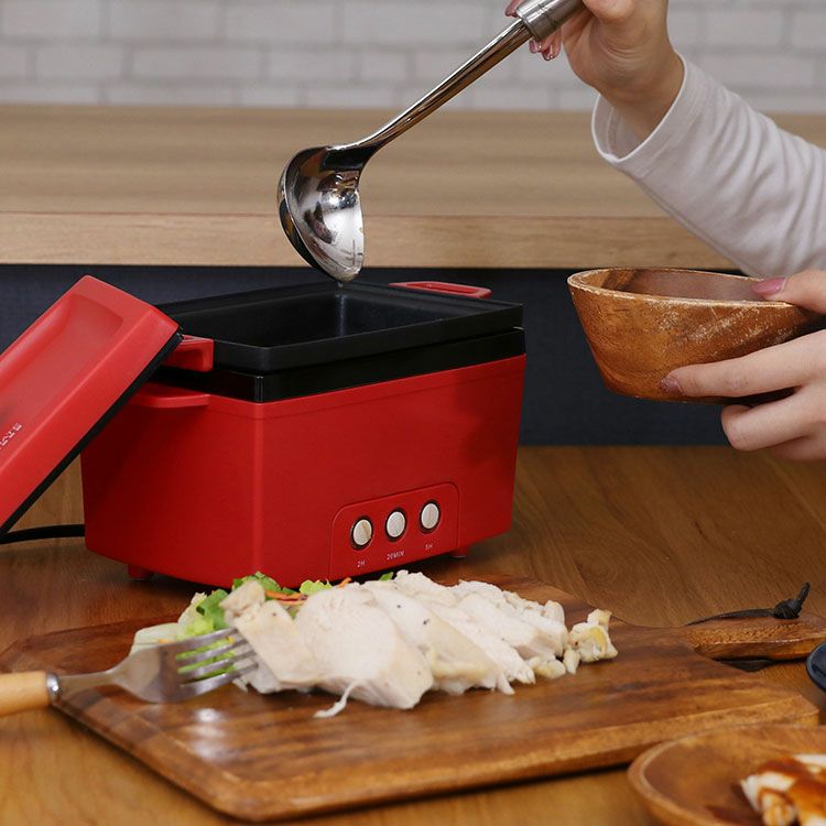 【限定クーポンで5%OFF！】RD（レッド）サラダチキンメーカー レシピブック付 PR-SK023 PRISMATE プリズメイト 公式店