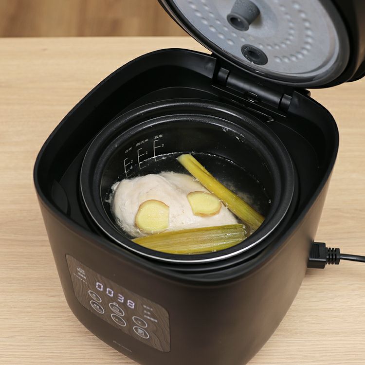 【限定クーポンで5%OFF！】mo-sk002 plus more プラスモア 公式店 サラダチキンがつくれる糖質カット炊飯器 レシピブック付 2.5合