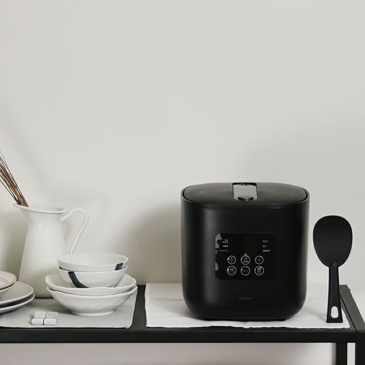 【限定クーポンで5%OFF！】mo-sk002 plus more プラスモア 公式店 サラダチキンがつくれる糖質カット炊飯器 レシピブック付 2.5合