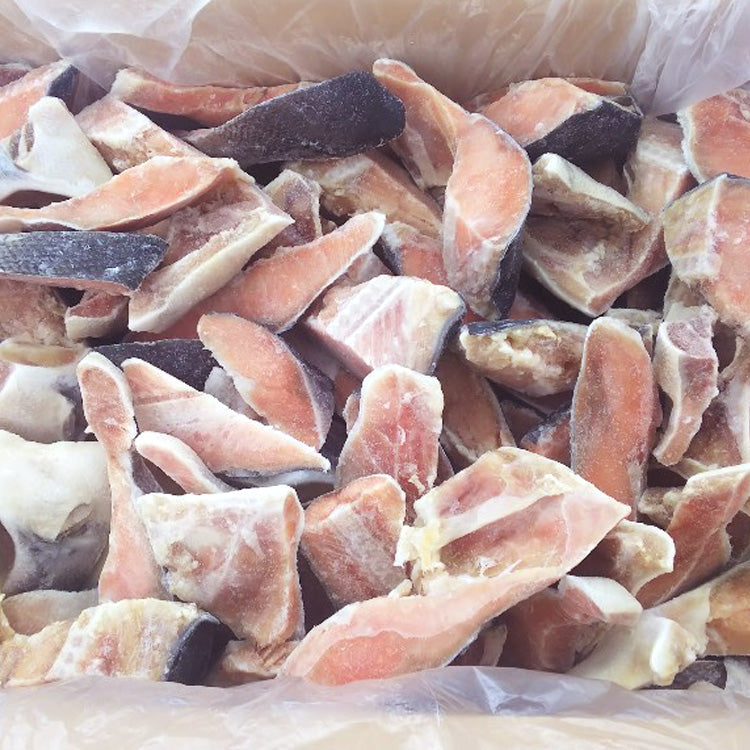 秋鮭カマ＆尾部切り落とし１kg 希少部位が超特価!!北海道産訳あり