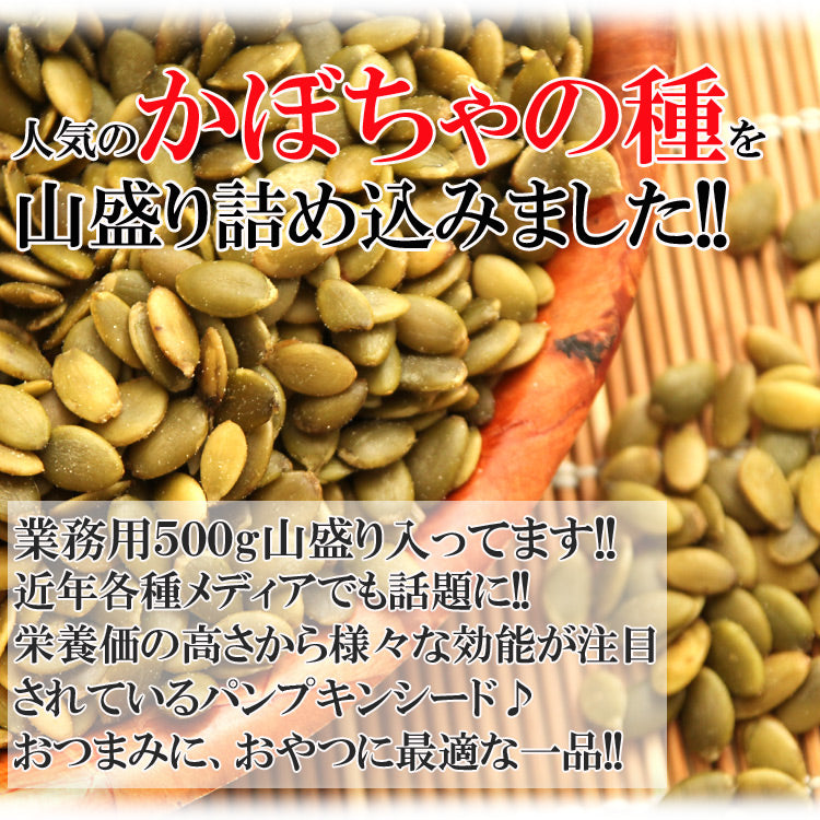 パンプキンシード500g 各種メディアでも注目!!栄養たっぷり