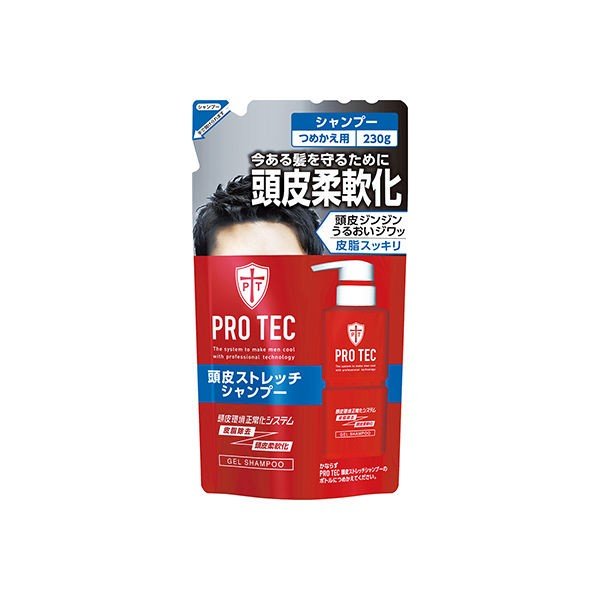 【おまけ付き！】PROTEC（プロテク）頭皮ストレッチ シャンプー 詰め替え 230g