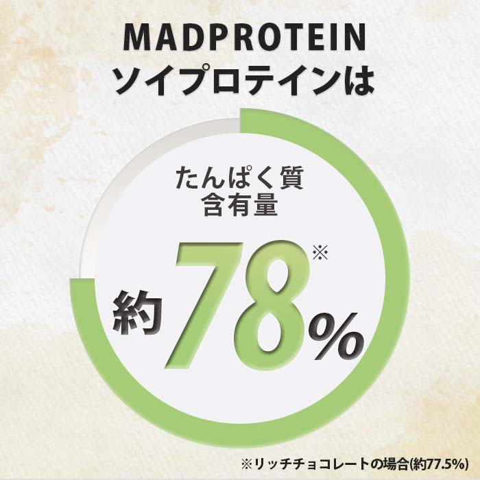 【期間限定】ソイプロテイン 1kg   MADPROTEIN 栗