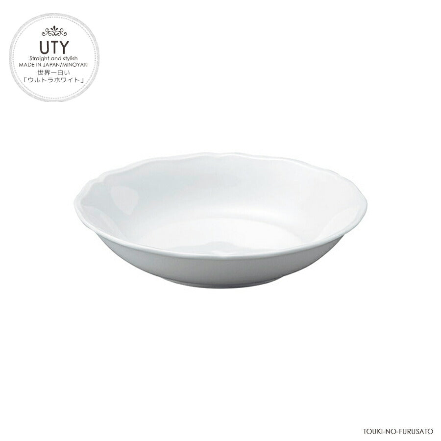 ＵＴＹ５.５吋フルーツ 白磁強化食器 業務用   陶器のふる里  stockヤ