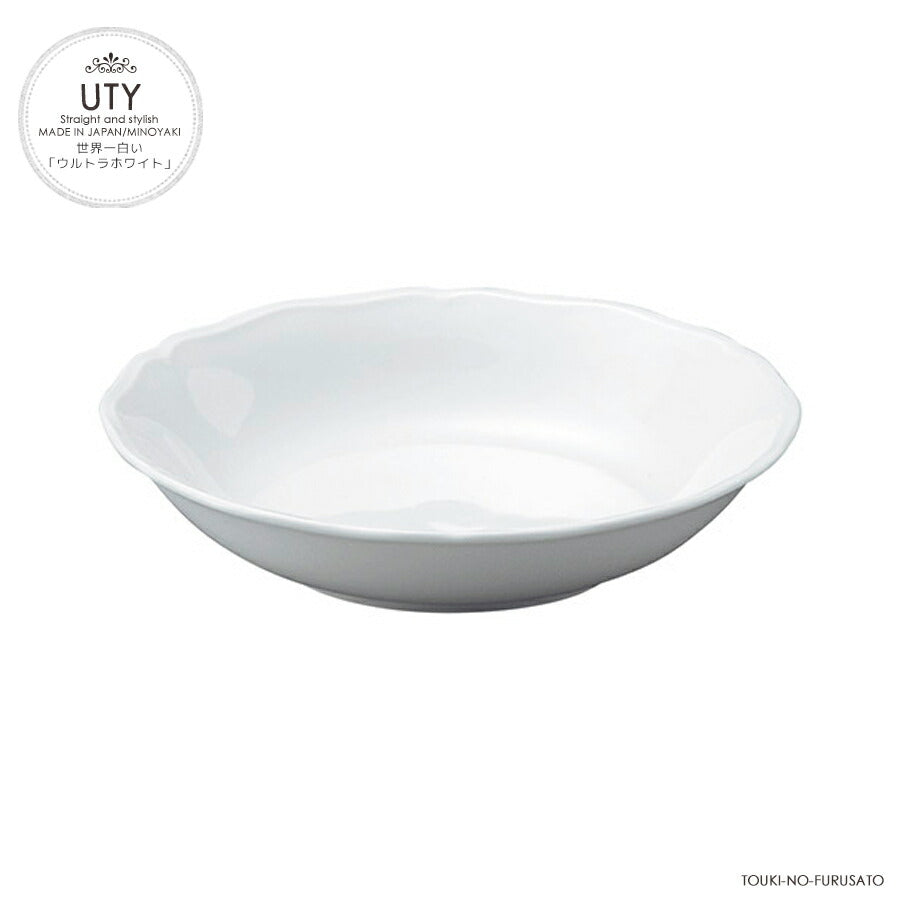 ＵＴＹ７.５吋クープ 白磁強化食器 業務用   陶器のふる里  stockヤ