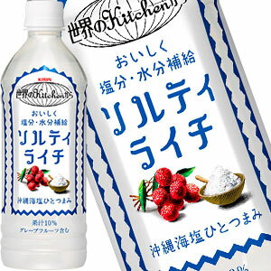 キリン 世界のKitchenから ソルティライチ 500mlPET×48本[24本×2箱]北海道、沖縄、離島は送料無料対象外［賞味期限：4ヶ月以上］［送料無料］【3〜4営業日以内に出荷】