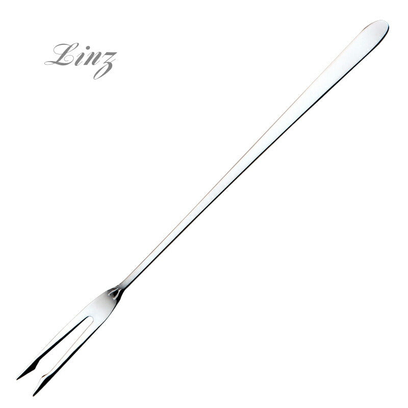 【メール便可】ラッキーウッド 18-10ステンレス リンツフォンジュ＆オードブルフォーク Ｌ10441-000 小林工業株式会社