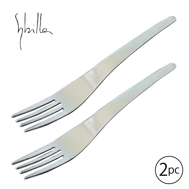 【メール便可】 「シビラ・セプティマ」 18-8ステンレス テーブルフォーク 2本 S7-131-2P 株式会社サクライ