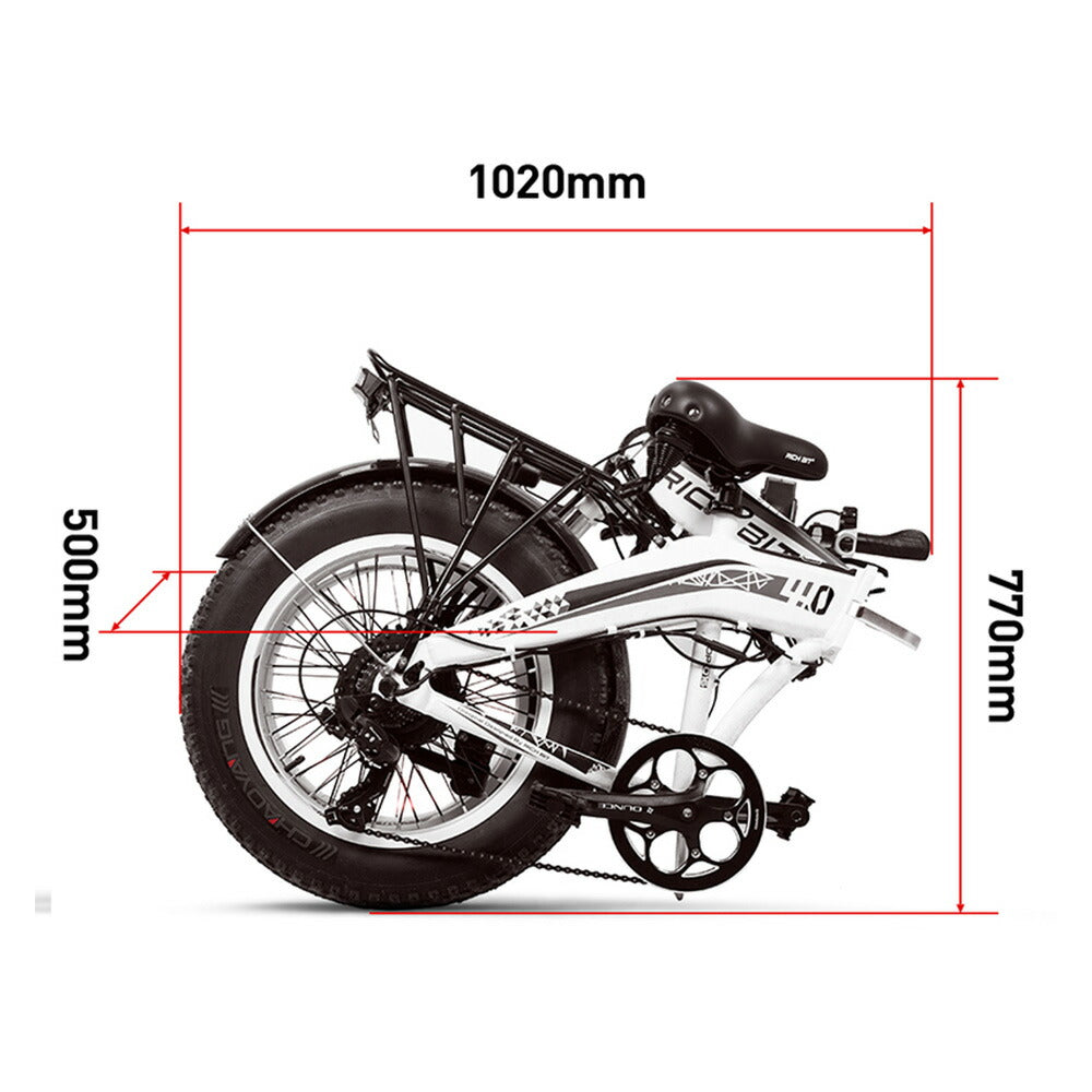 ファットバイク fatbike 電動ハイブリッドバイク 20インチ TOP016 次世代型SmartEV EVバイク 電動バイク ファット 公道走行可 公道 大人 ファットバイク 折りたたみ 折り畳み 電動自転車