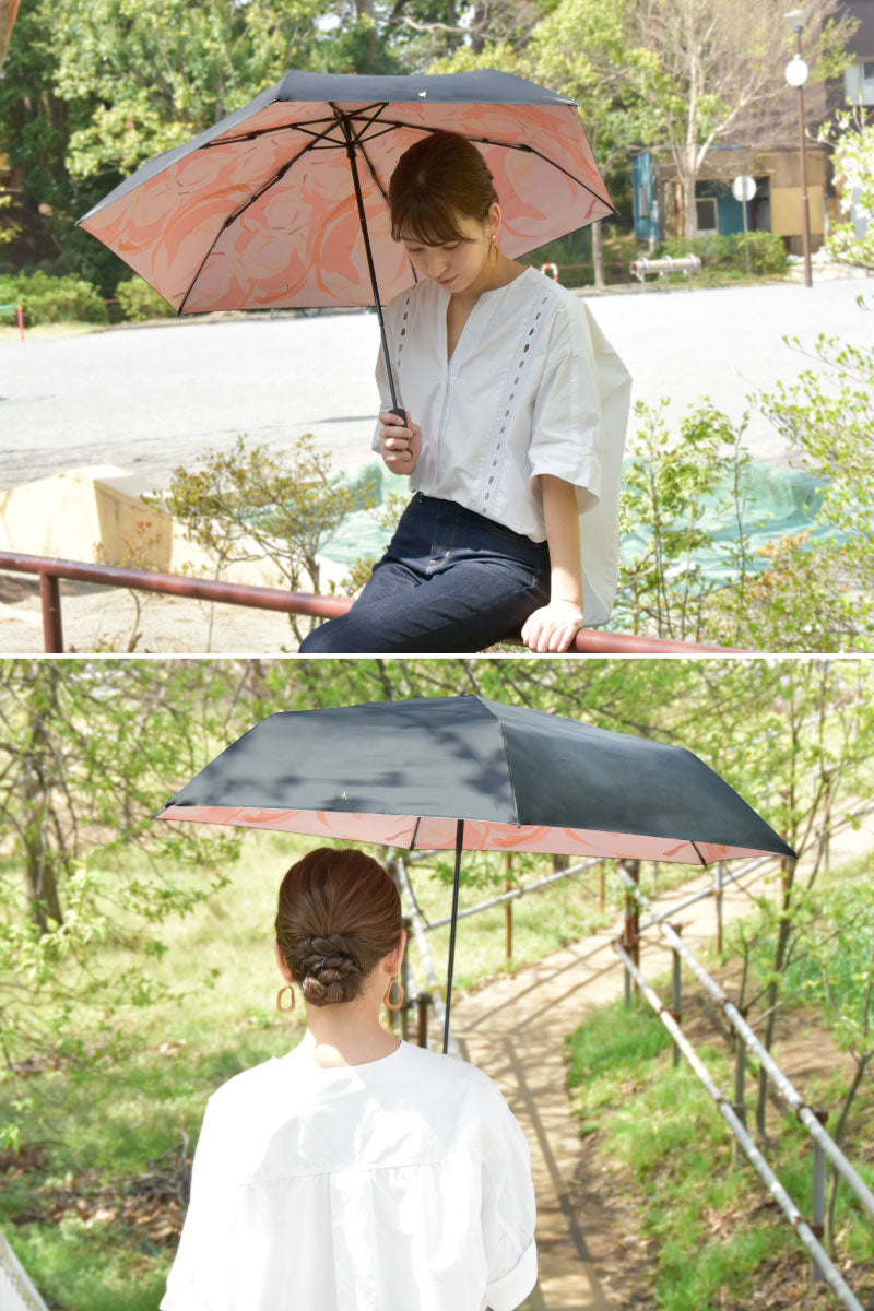 【超得ハイパーSALE】完全遮光 日傘 折りたたみ 遮光率100% 晴雨兼用 軽量 着物用 浴衣似合う 完全撥水 ローズ UVカット 遮光 遮熱 折りたたみ日傘 折り畳み かさ 傘 日傘 おしゃれ かわいい レディース ギフト プレゼント 暑さ対策 熱中症対策 ひんやり