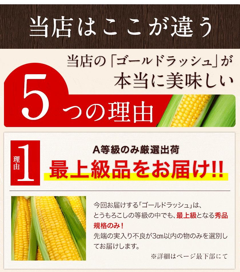 日本最速級6月中出荷 とうもろこし ゴールドラッシュ 7本入り (3L~L サイズ)  コーン 朝採り 生で食べられる スイートコーン お取り寄せ お取り寄せグルメ