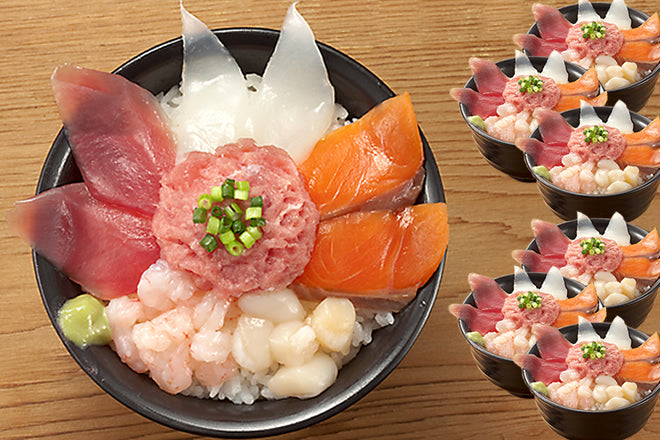 【先着10購入限定・21%OFF】海の玉手箱 自宅で簡単 豪華 6種の海鮮丼7人前