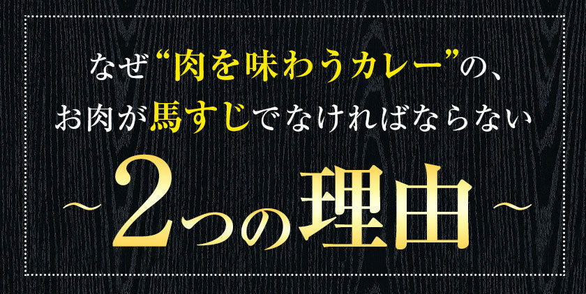 【肉の旨味を味わう！お肉の比率約50％！】古閑牧場の馬すじカレー 200g×2袋 レトルト食品 惣菜 パック インスタント 馬肉 お取り寄せ ご自宅用 送料無料