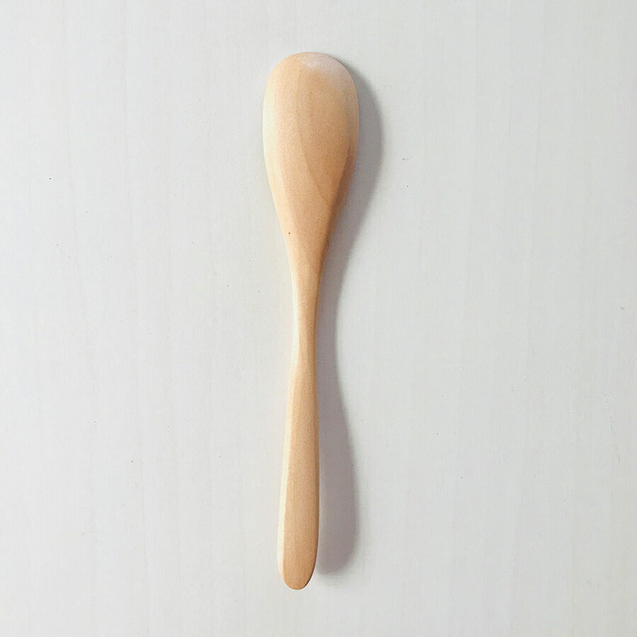木製スプーン 全長19.2cm 木製カトラリー カレースプーン  陶器のふる里  trys光
