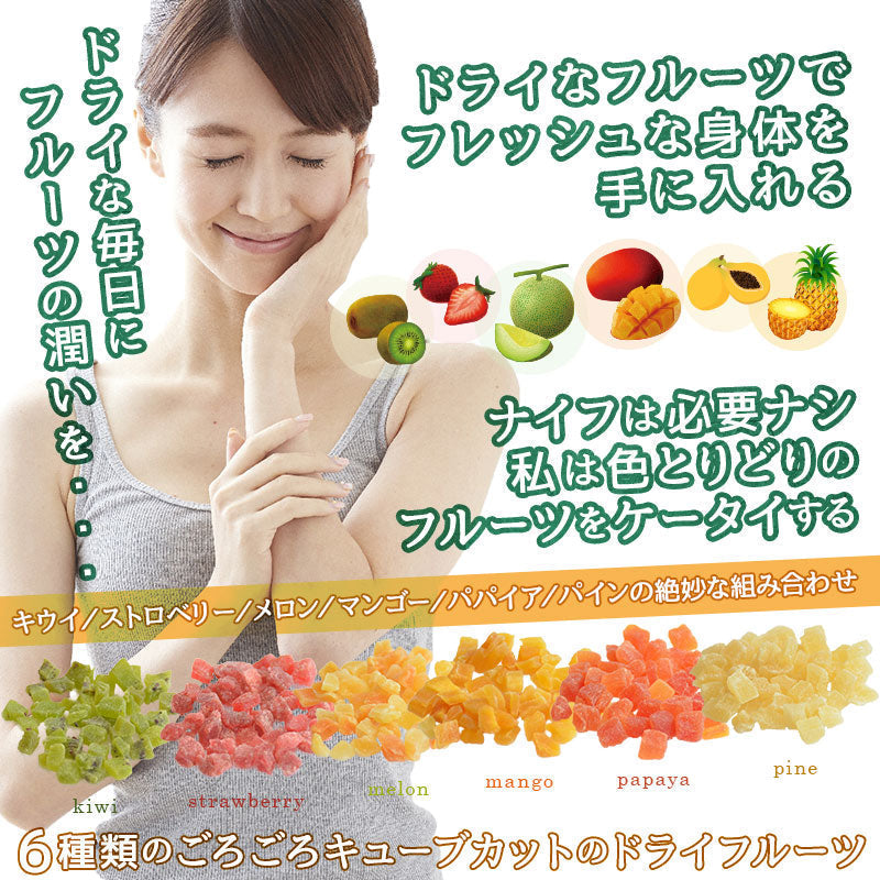 【タイムセール】旅する6種のごろごろフルーツキューブ