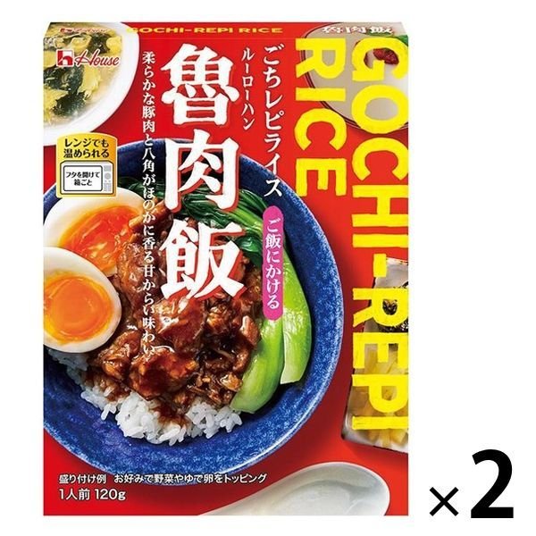 【たっぷり2個！】ハウス食品 レトルトごちレピライス 魯肉飯　ルーローハン