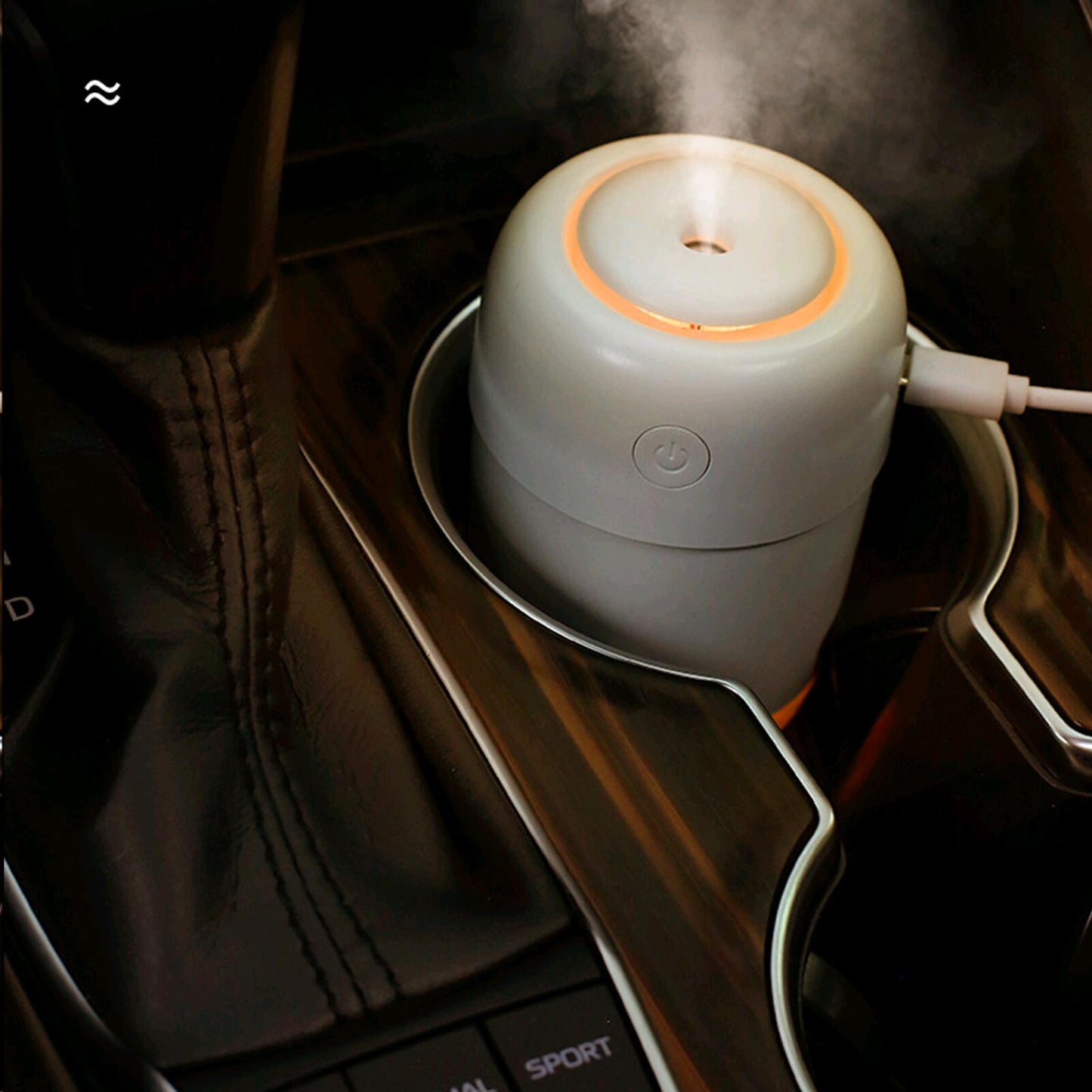 【2021年最新型★正規品PSE認証済】コロナ対策 加湿器 卓上 アロマ 超音波式  車用加湿器 除菌 空気浄化機 アロマディフューザー 次亜塩素酸水対応 部屋 オフィス 乾燥対策