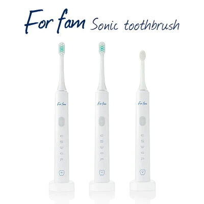 For fam(フォーファム)　ソニック　トゥースブラシ 電動歯ブラシ 音波式歯ブラシ 子ども用 大人用 充電式